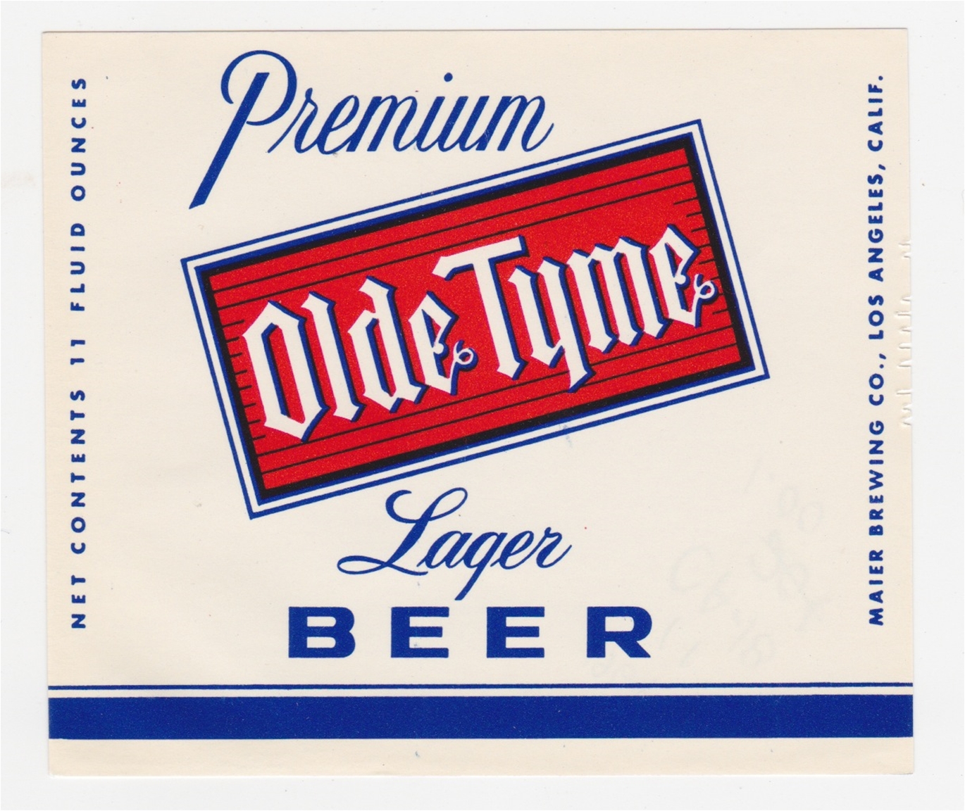 Olde Tyme Lager Beer