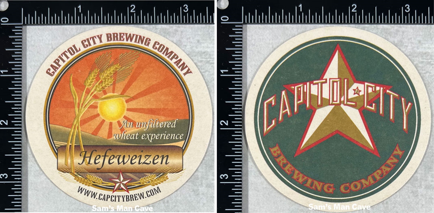Capitol City Brewing Hefeweizen Coaster
