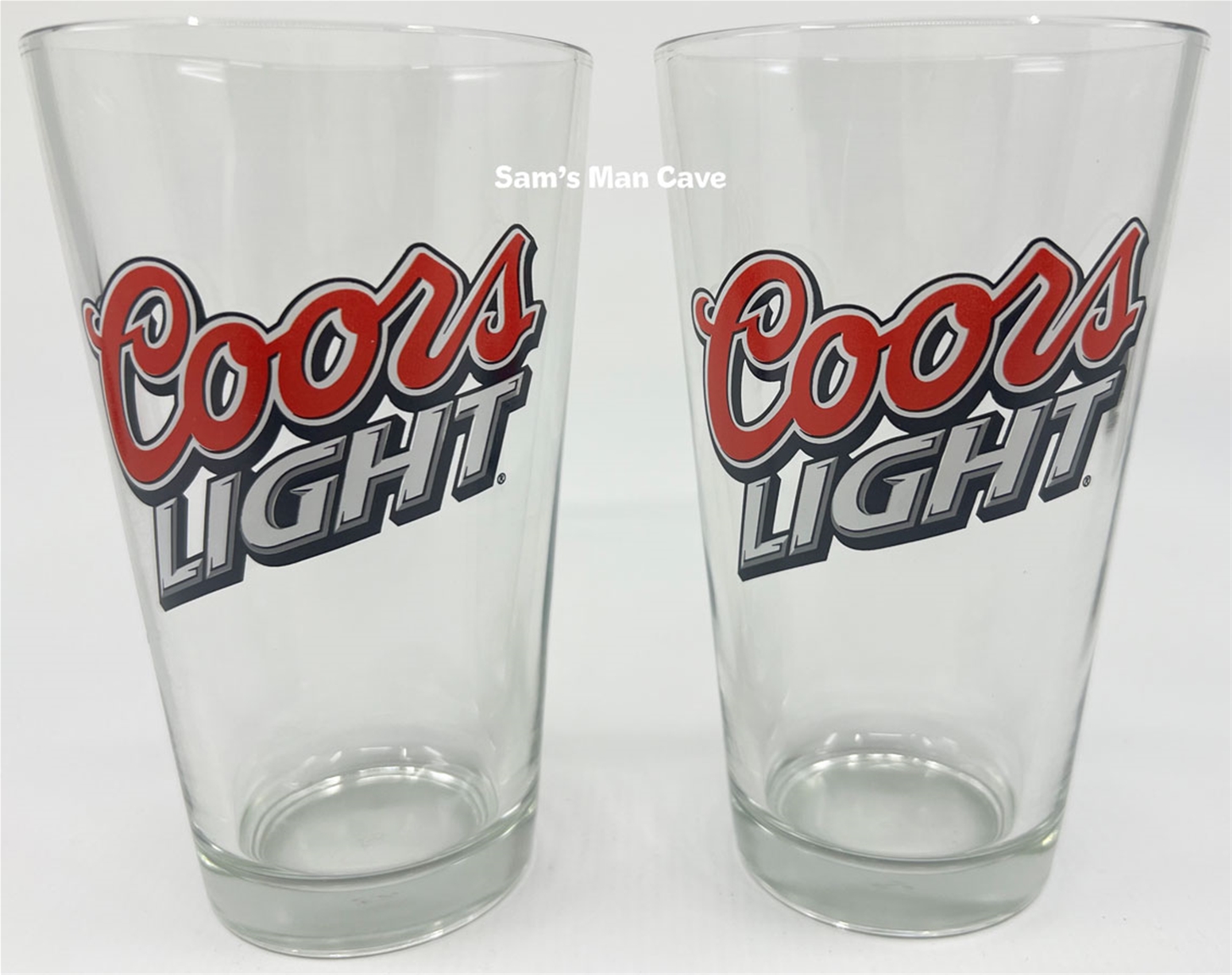 Coors Light Pint Glass Set