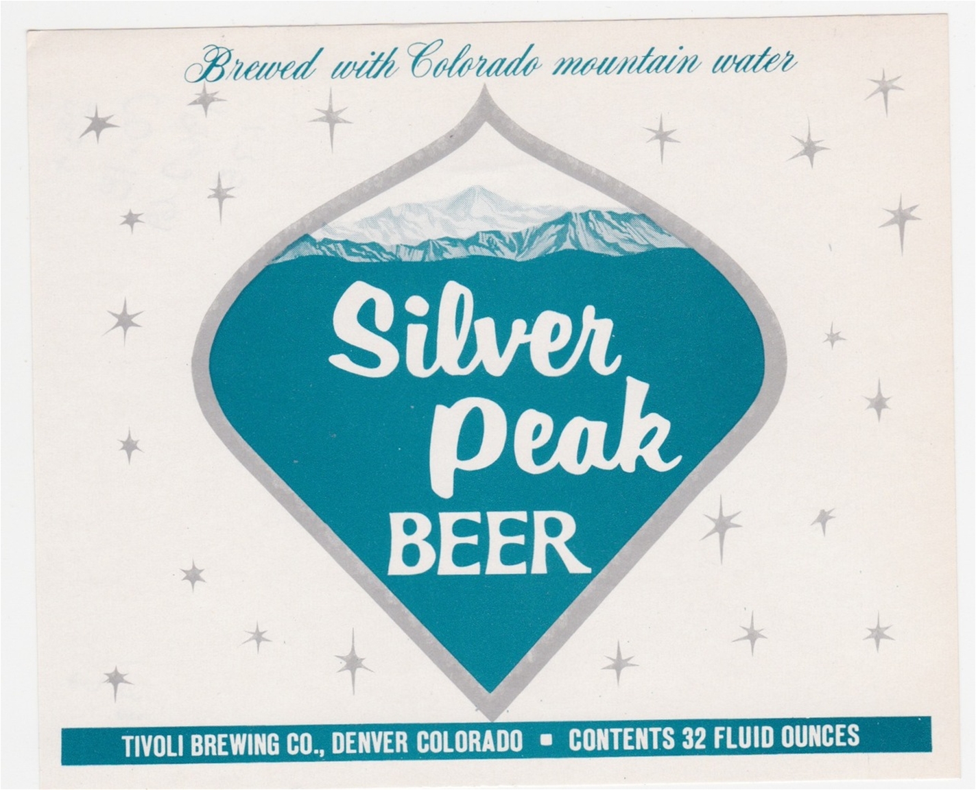 Silver Peak Beer Label