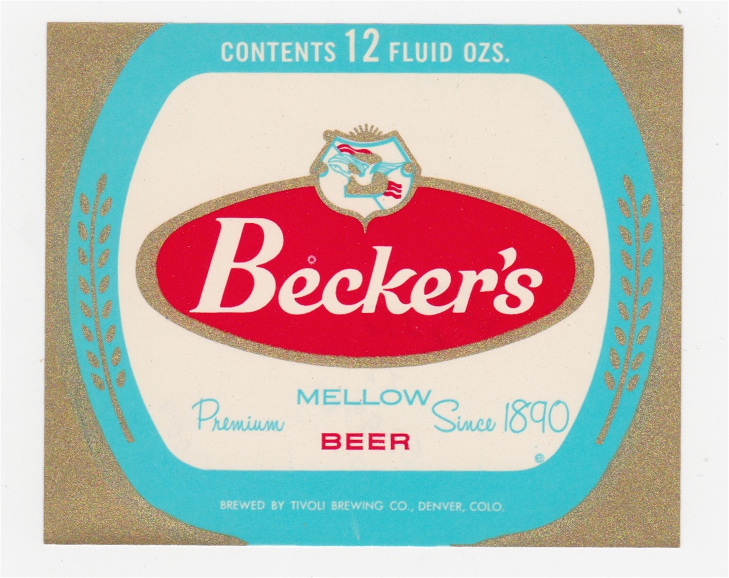 Becker's Beer Label
