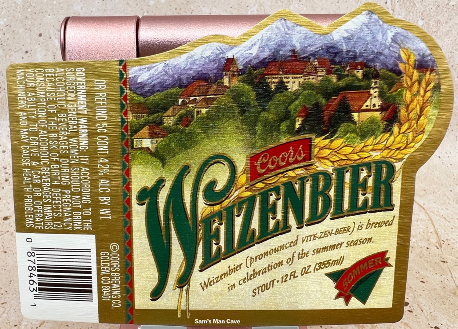 Coors Weizenbier Label