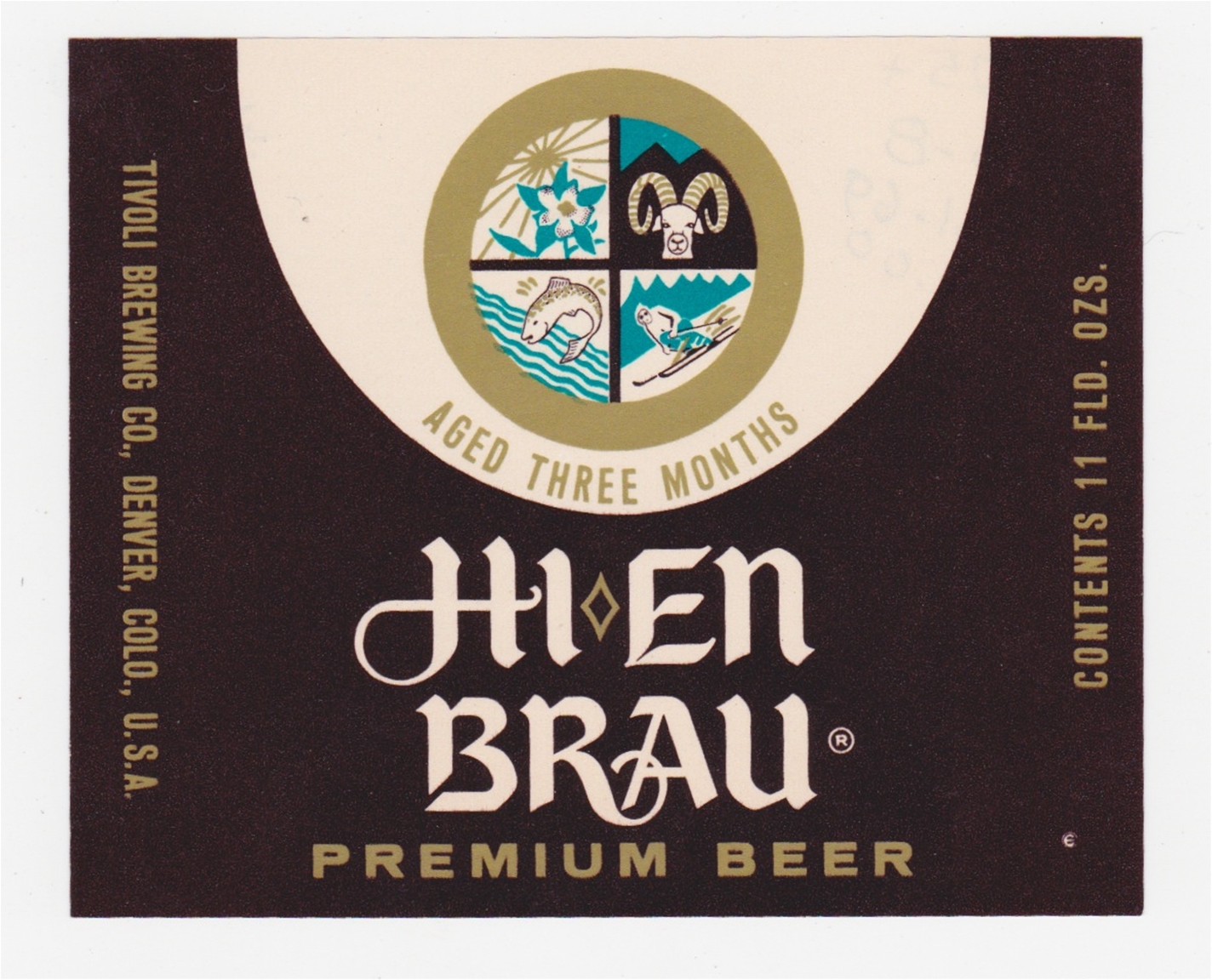 Hi En Brau Beer Label