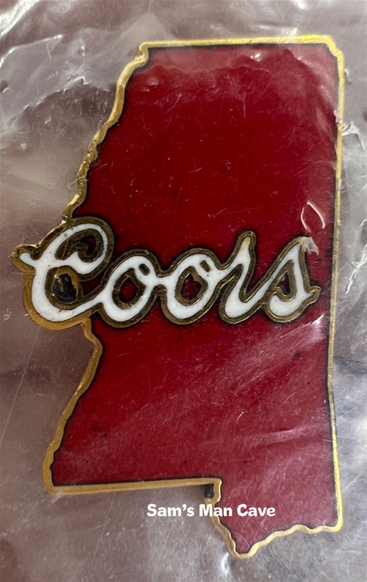 Coors Mississippi Pin