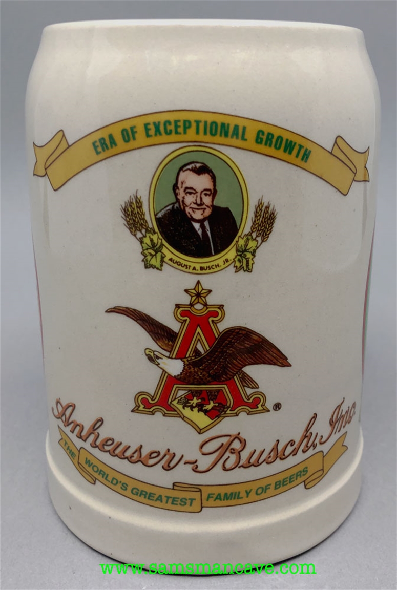 Anheuser-Busch Post Convention Heritage Mug Series IV August A Busch Jr.  Mug