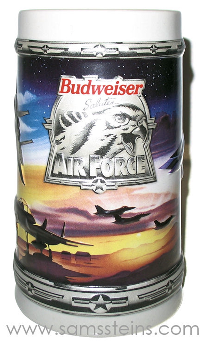 Budweiser Salutes The Military Series II Budweiser Salutes the Air Force Mug