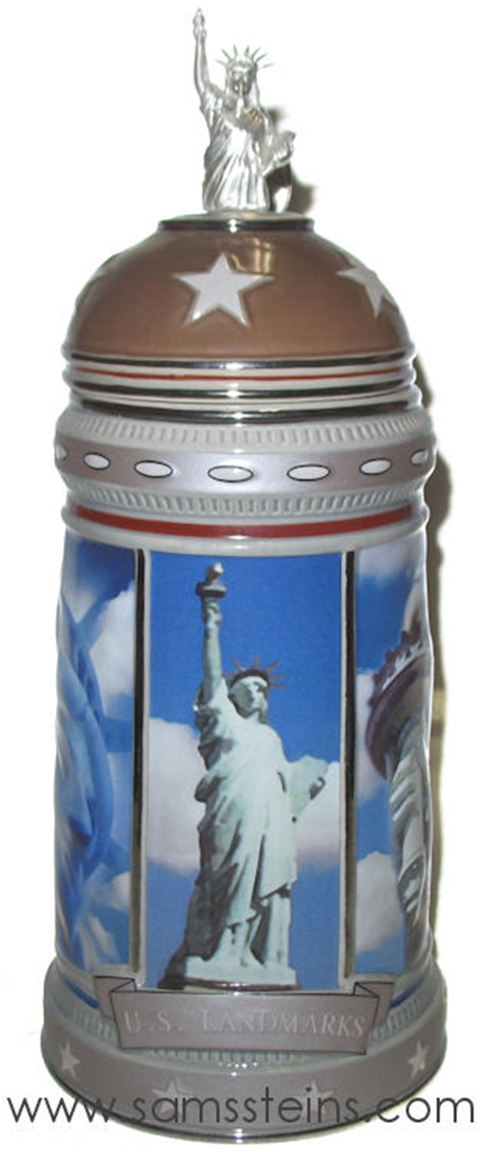 U.S. Landmark Series I Statue of Liberty Stein