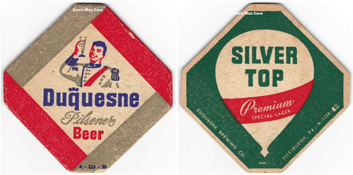 Duquesne Pilsener Beer Coaster