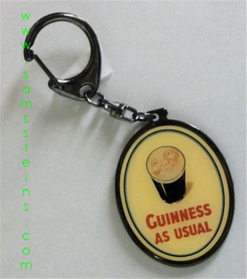 Guinness As Usual Pint Keychain