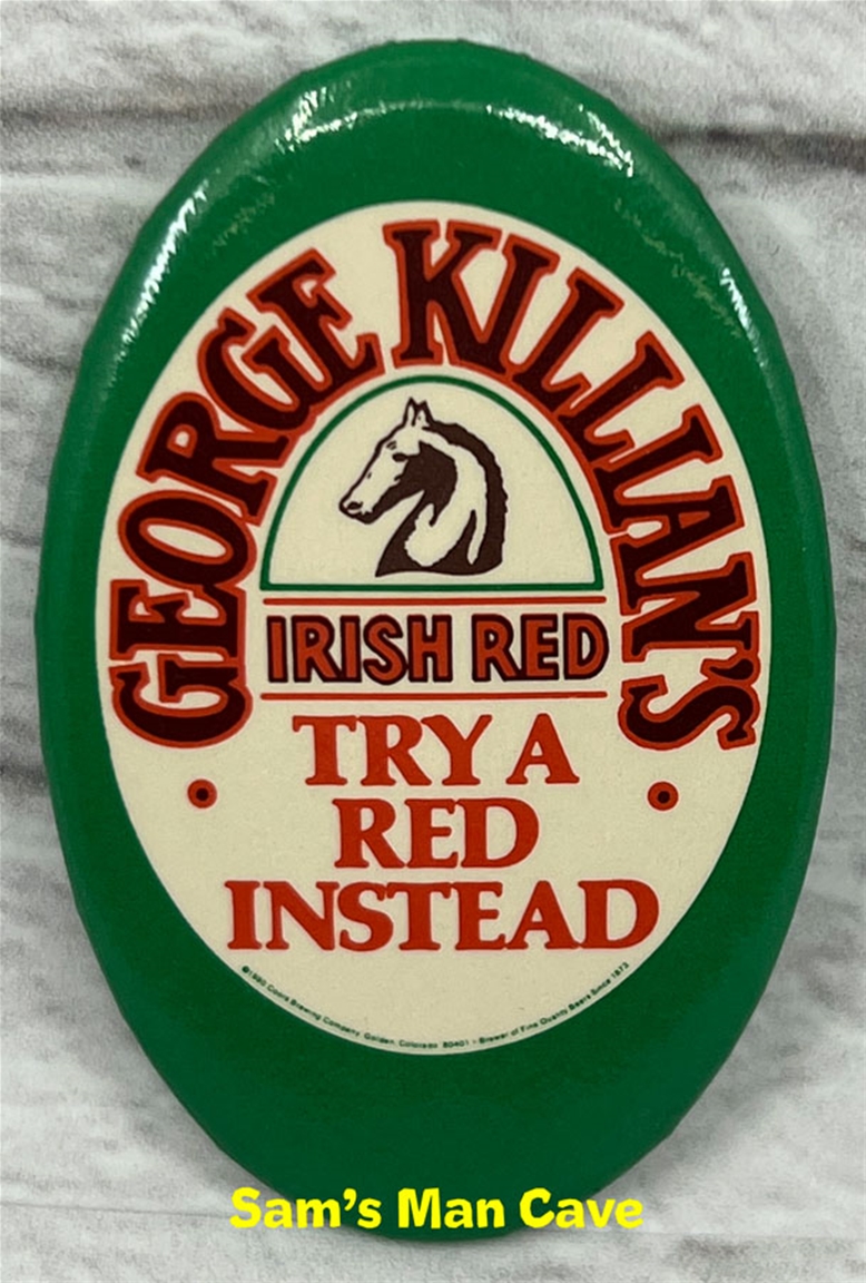 George Killian's Try A Red Pinback