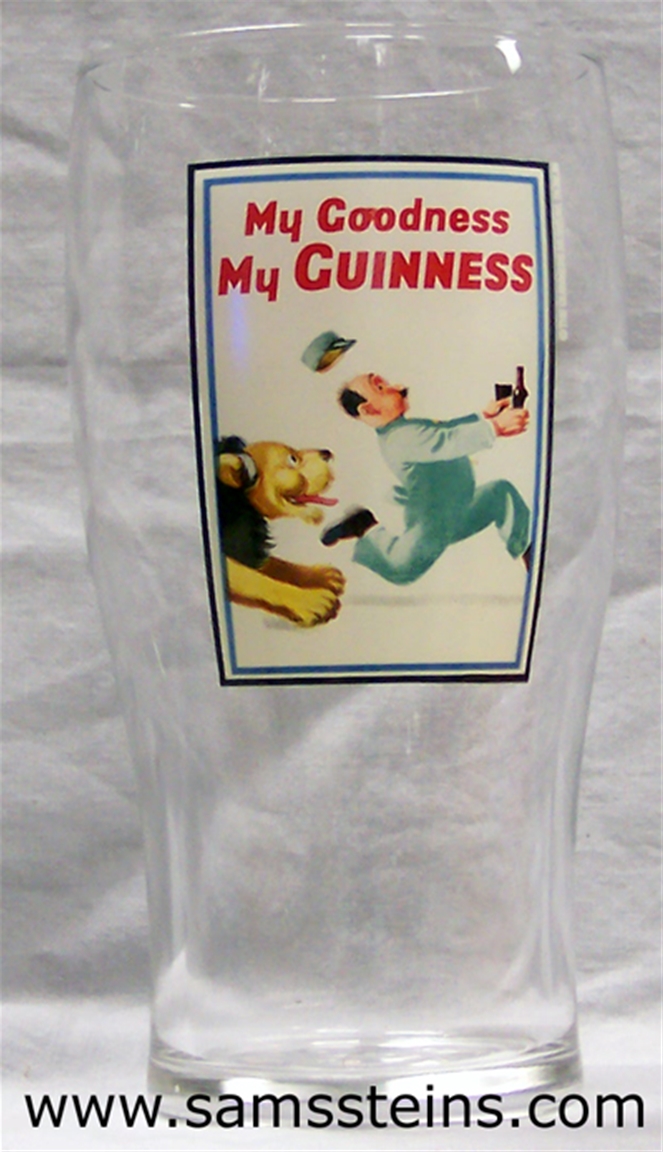 Guinness Lion Pint Glass