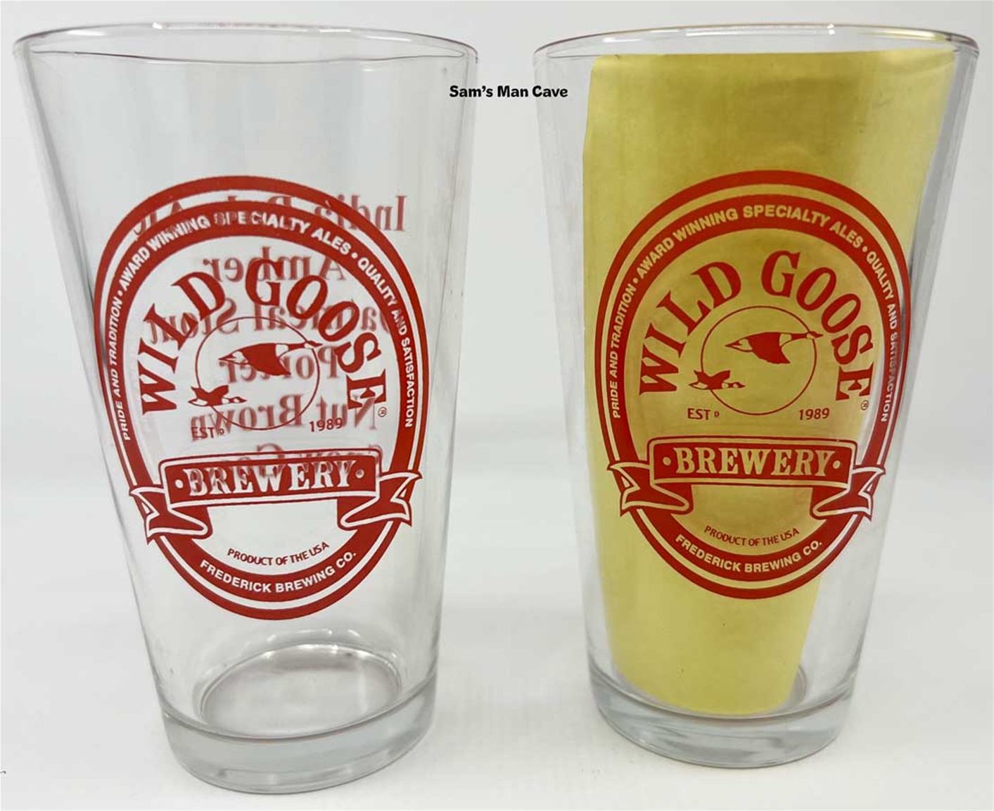Wild Goose Brewery Pint Set of Two front