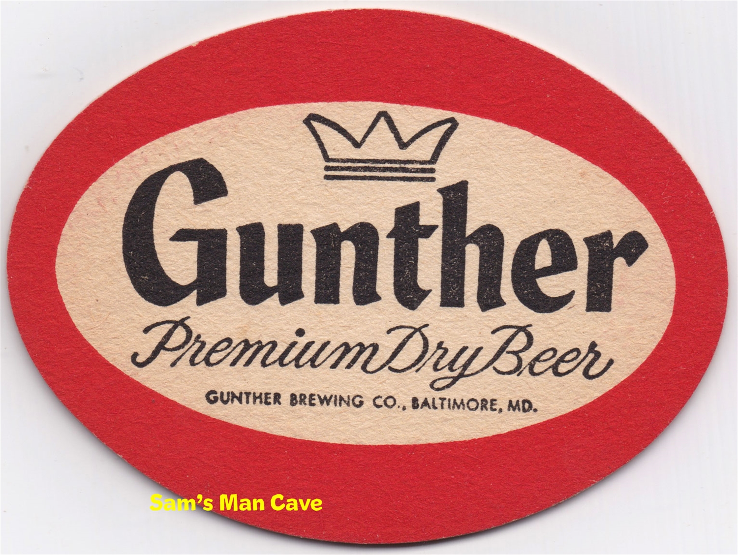 Gunther Beer Coaster