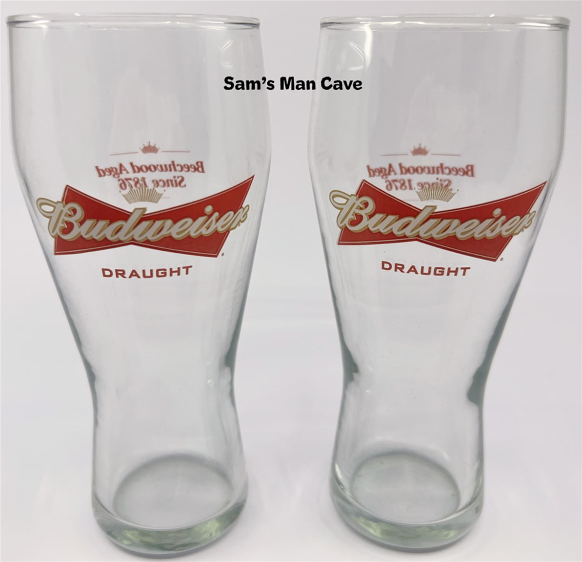 Budweiser Draught Glass Set