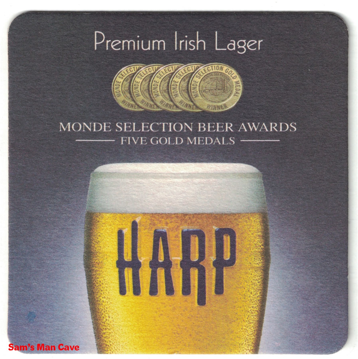 Harp Award Winning Beer Coaster