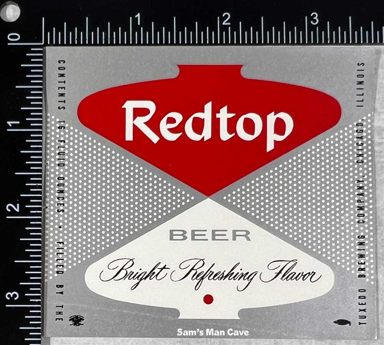 Redtop Beer Label