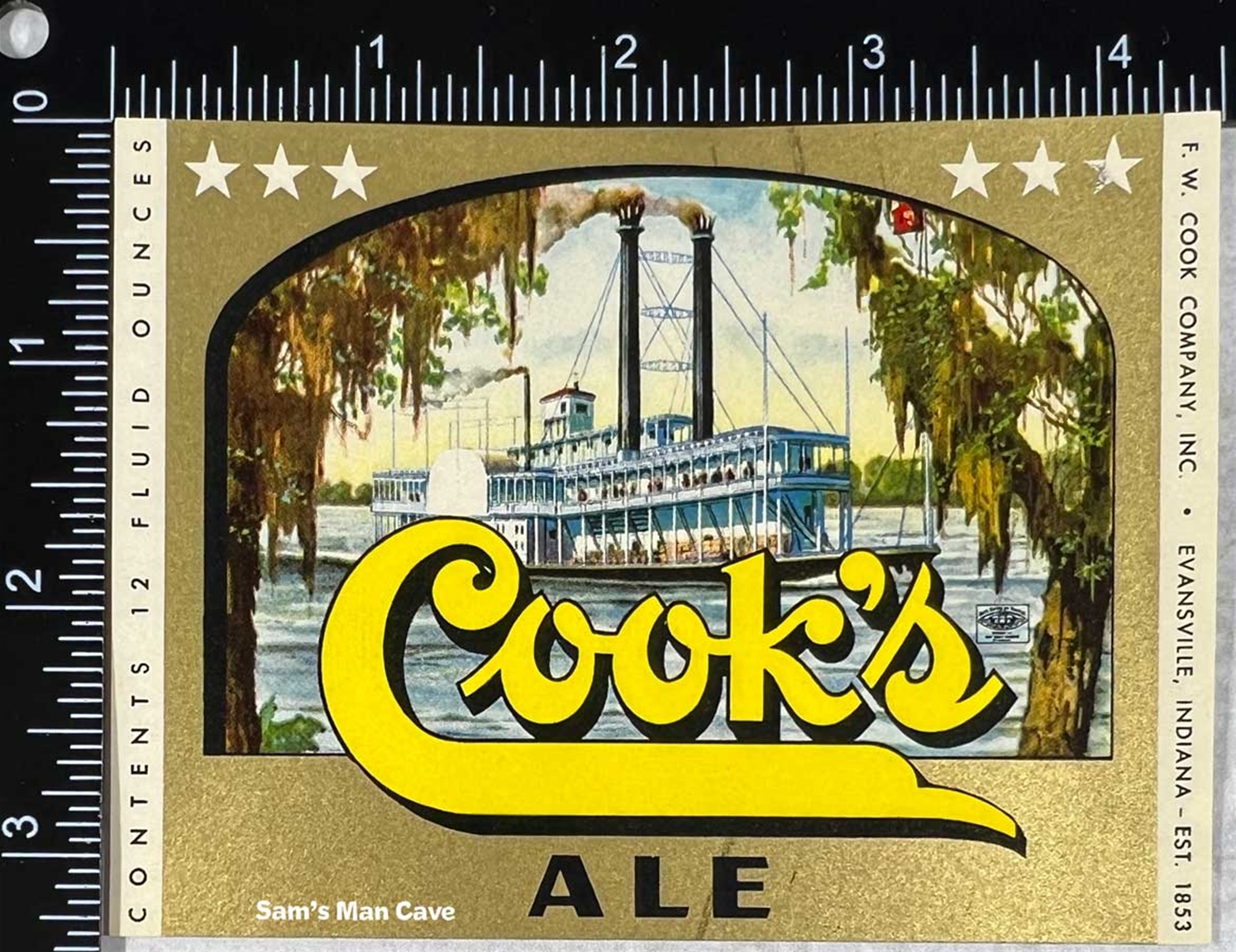 Cook's Ale Beer Label