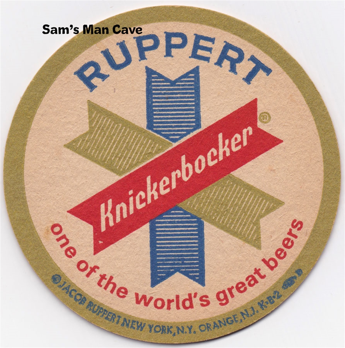 Knickerbocker One of the Worlds Beer Coaster