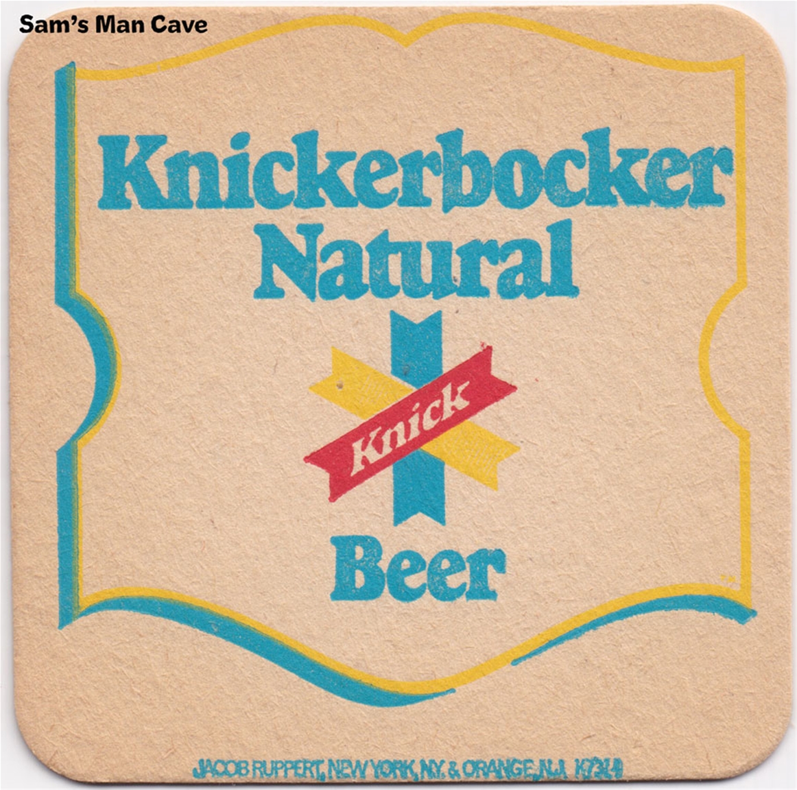Knickerbocker Natural Beer Coaster