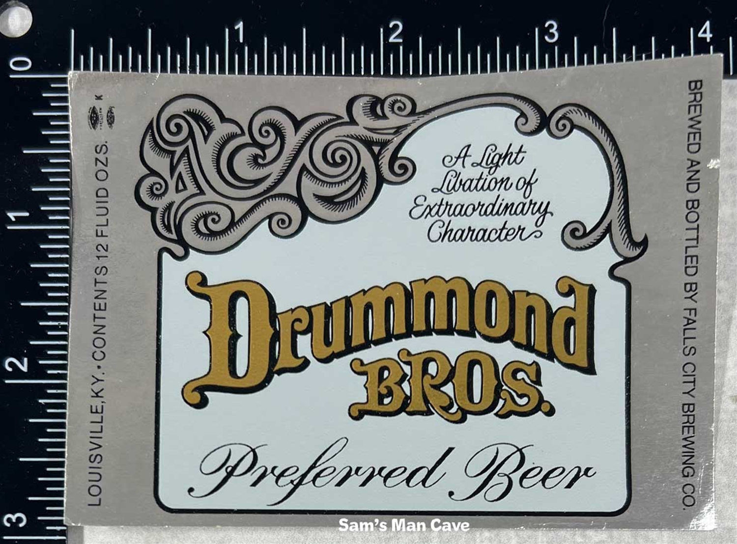 Drummond Bros. Beer Label
