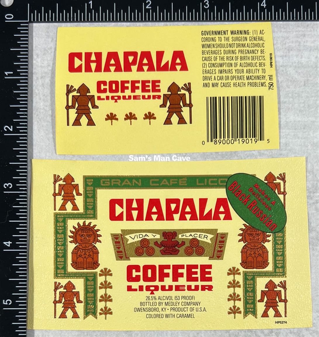 Chapala Coffee Liqueur Label