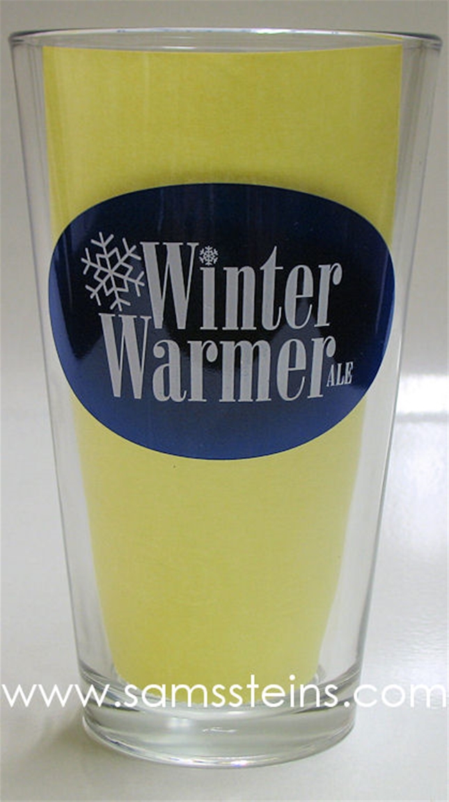 Lancaster Brewing Winter Warmer Ale Pint Glass