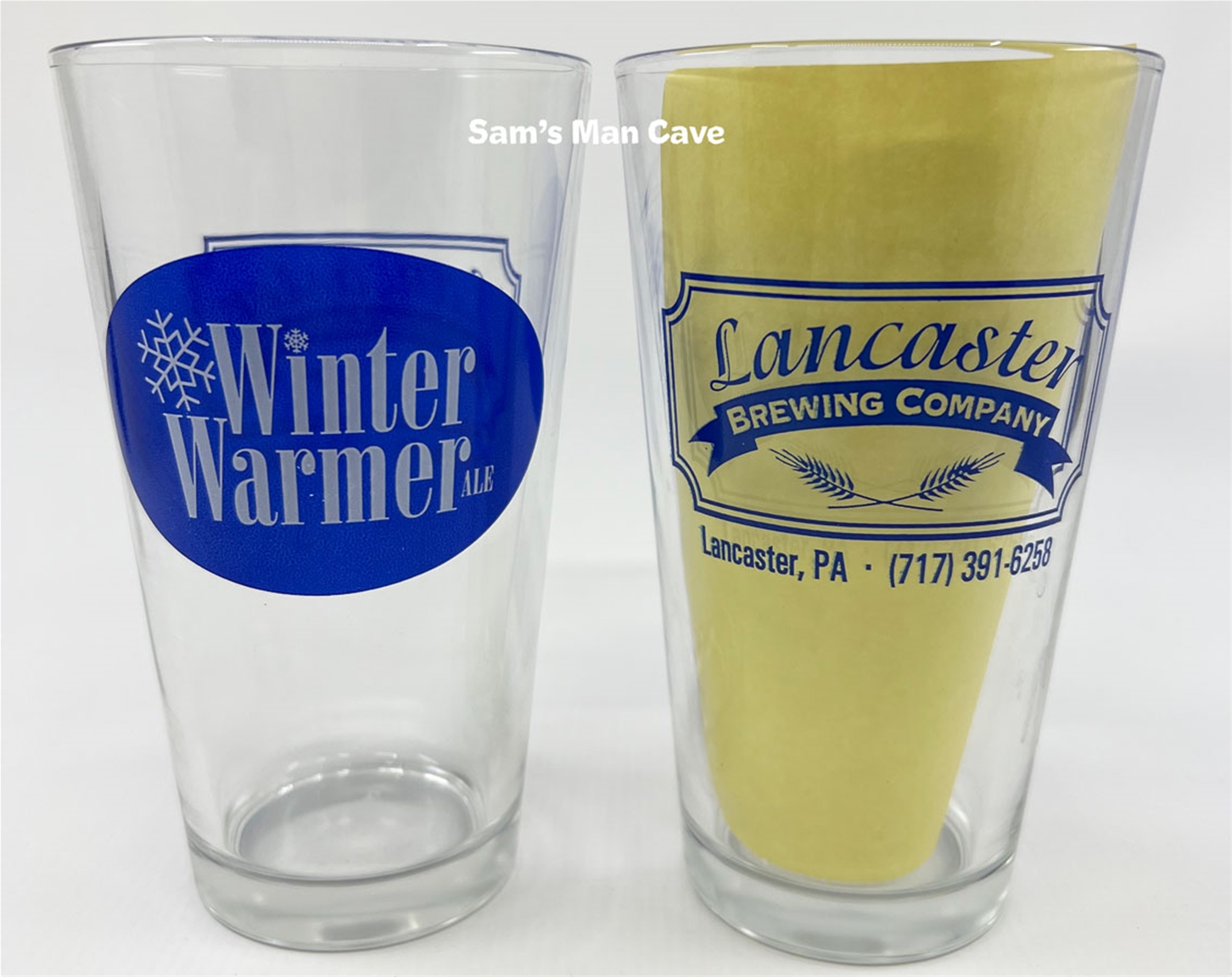 Lancaster Brewing Winter Warmer Ale Pint Glass Set