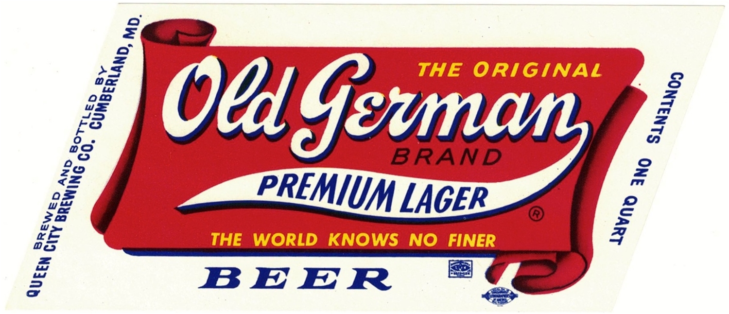 Old German Brand Premium Lager Beer Label