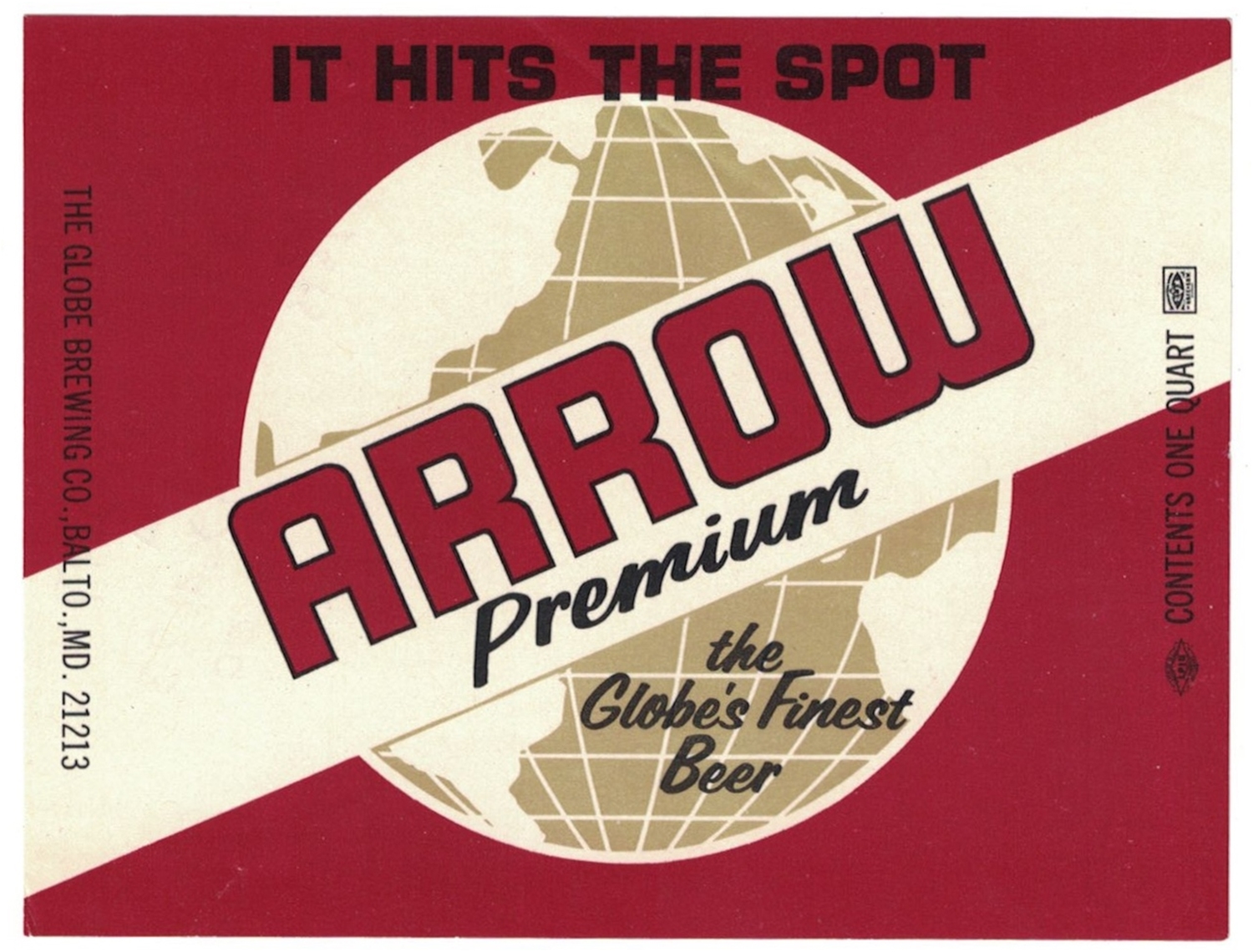Arrow Premium Beer Label