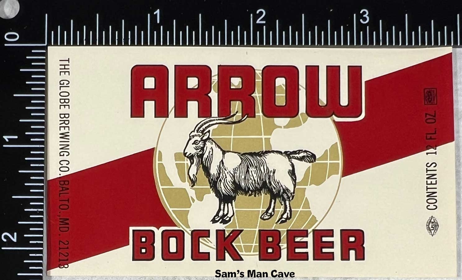 Arrow Bock Beer Label