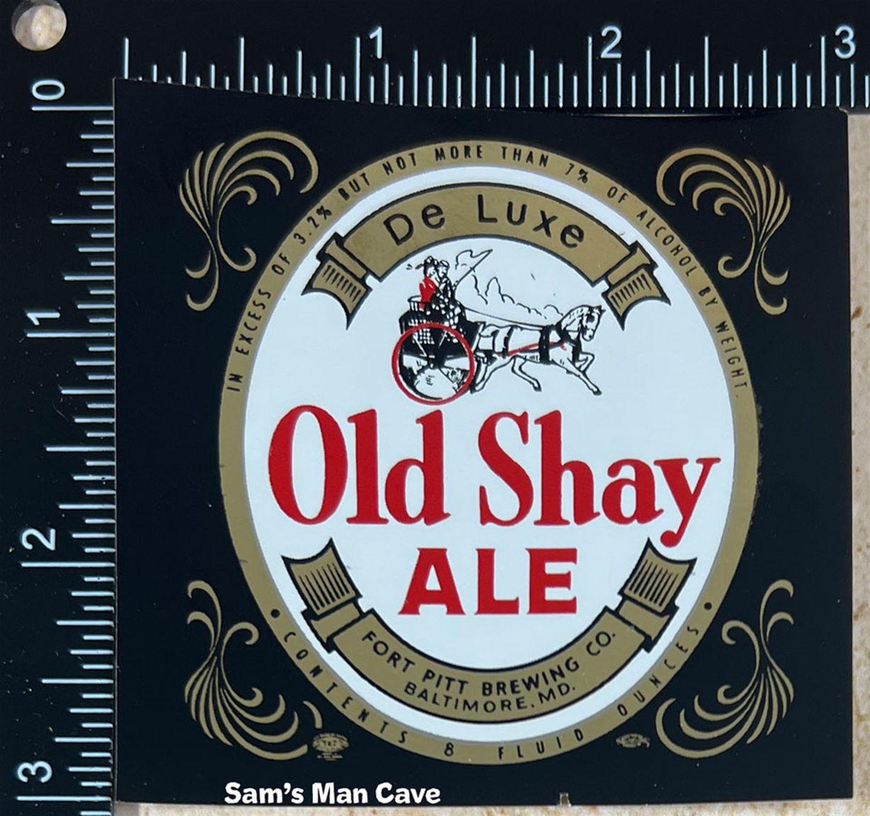 Old Shay Ale Label