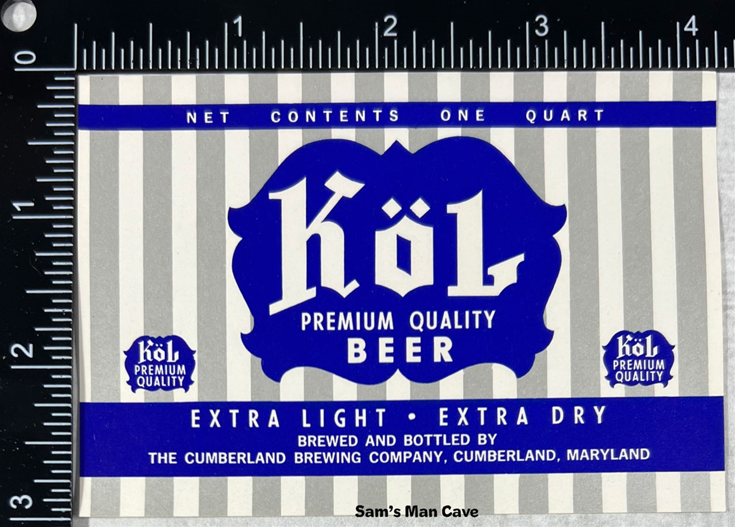 Kol Premium Quality Beer Label