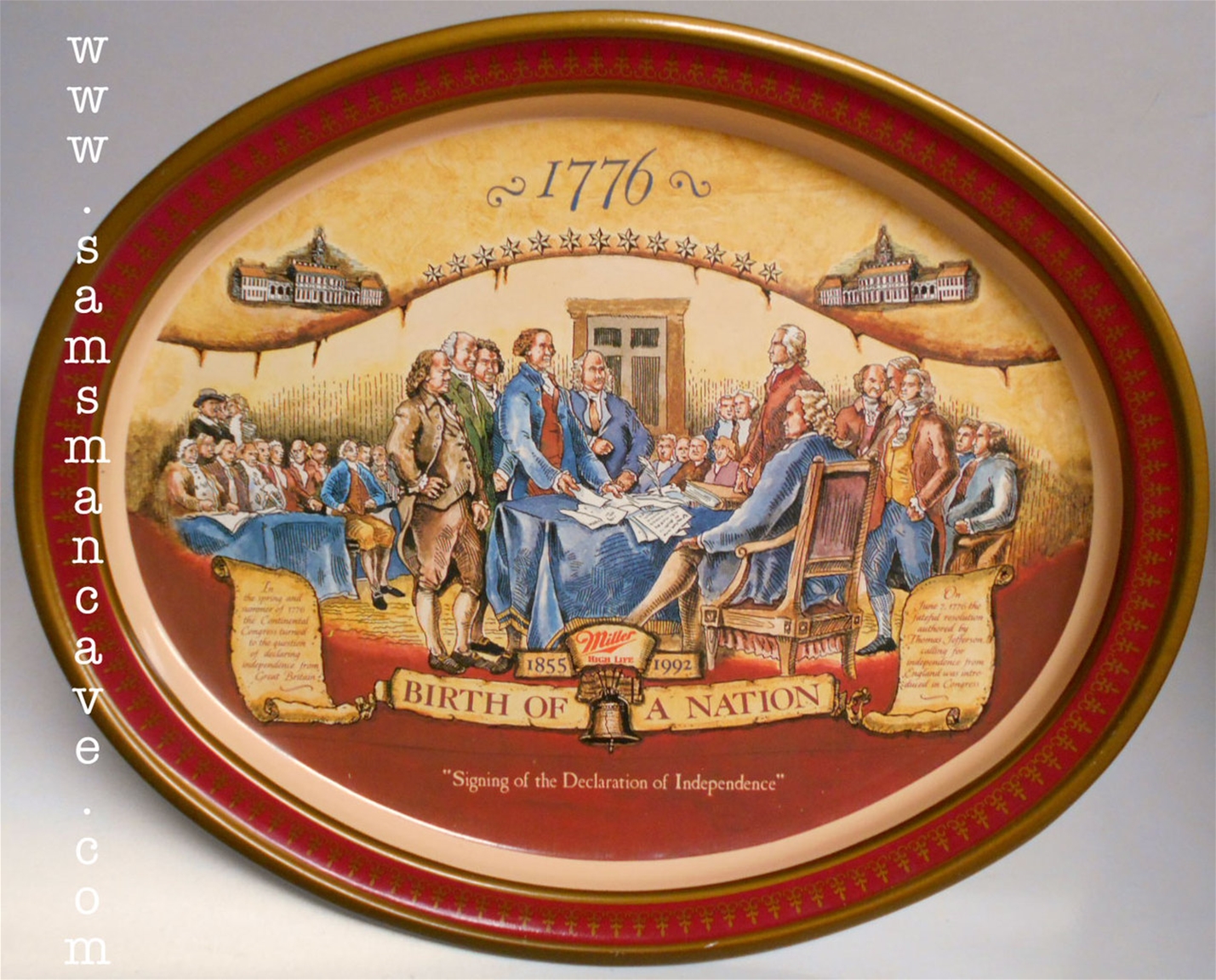 Miller High Life Birth of A Nation Tray