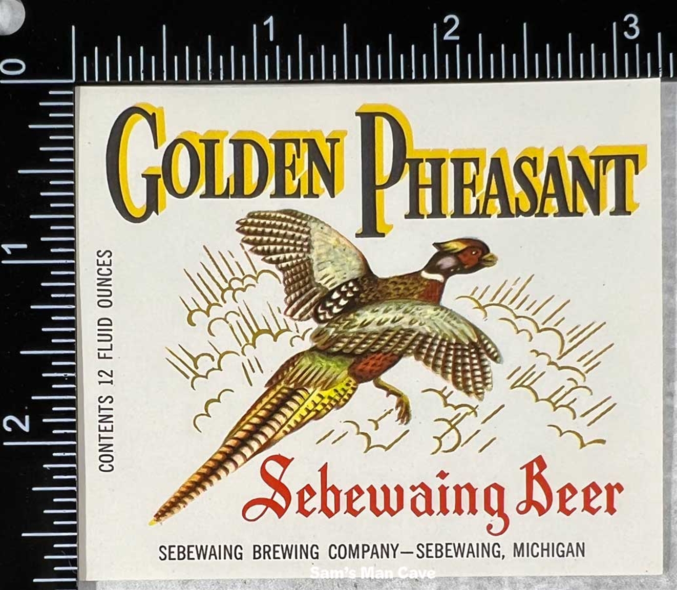 Golden Pheasant Beer Label