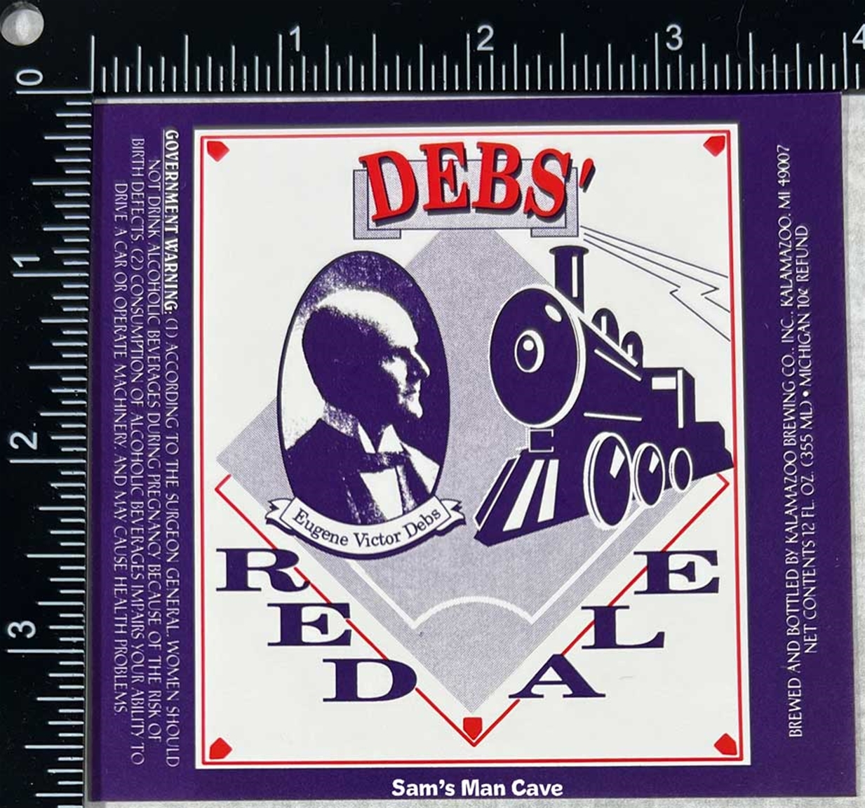 Debs' Red Ale Label