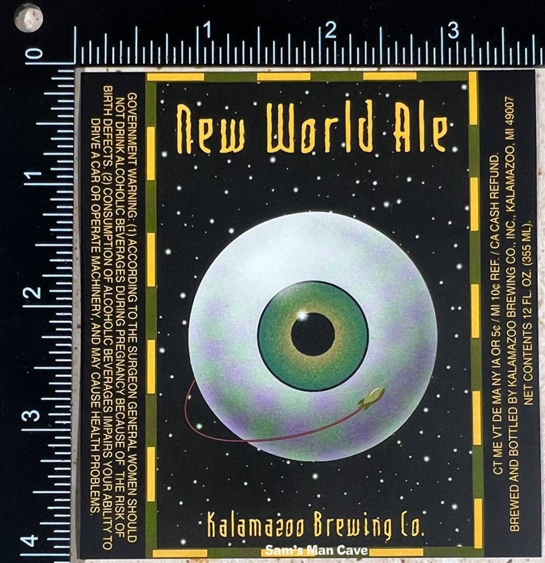 New World Ale Beer Label