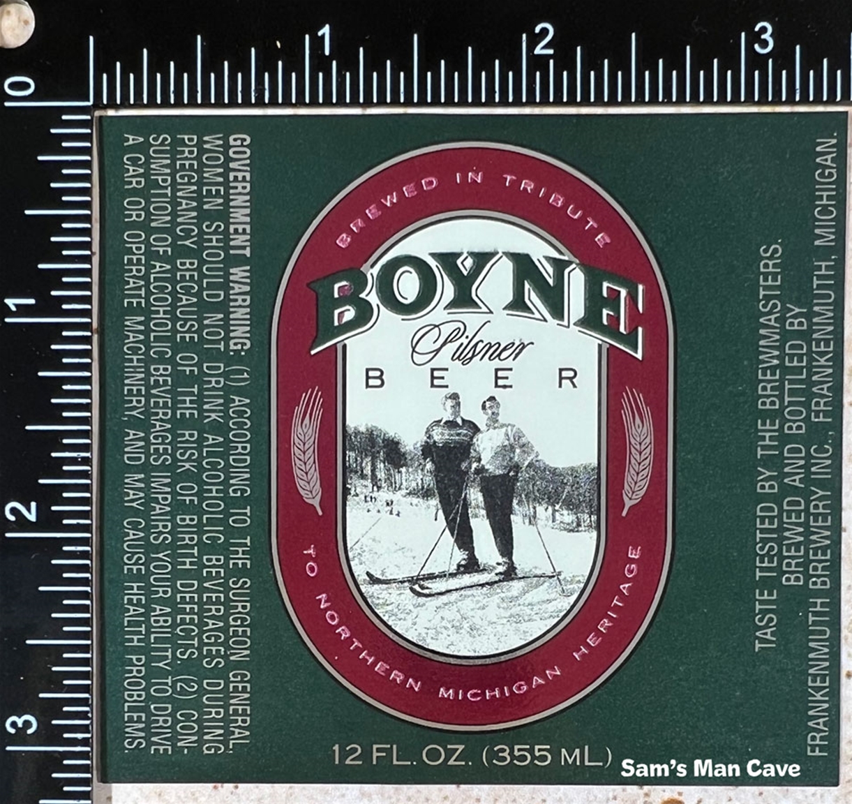 Boyne Pilsner Beer Label