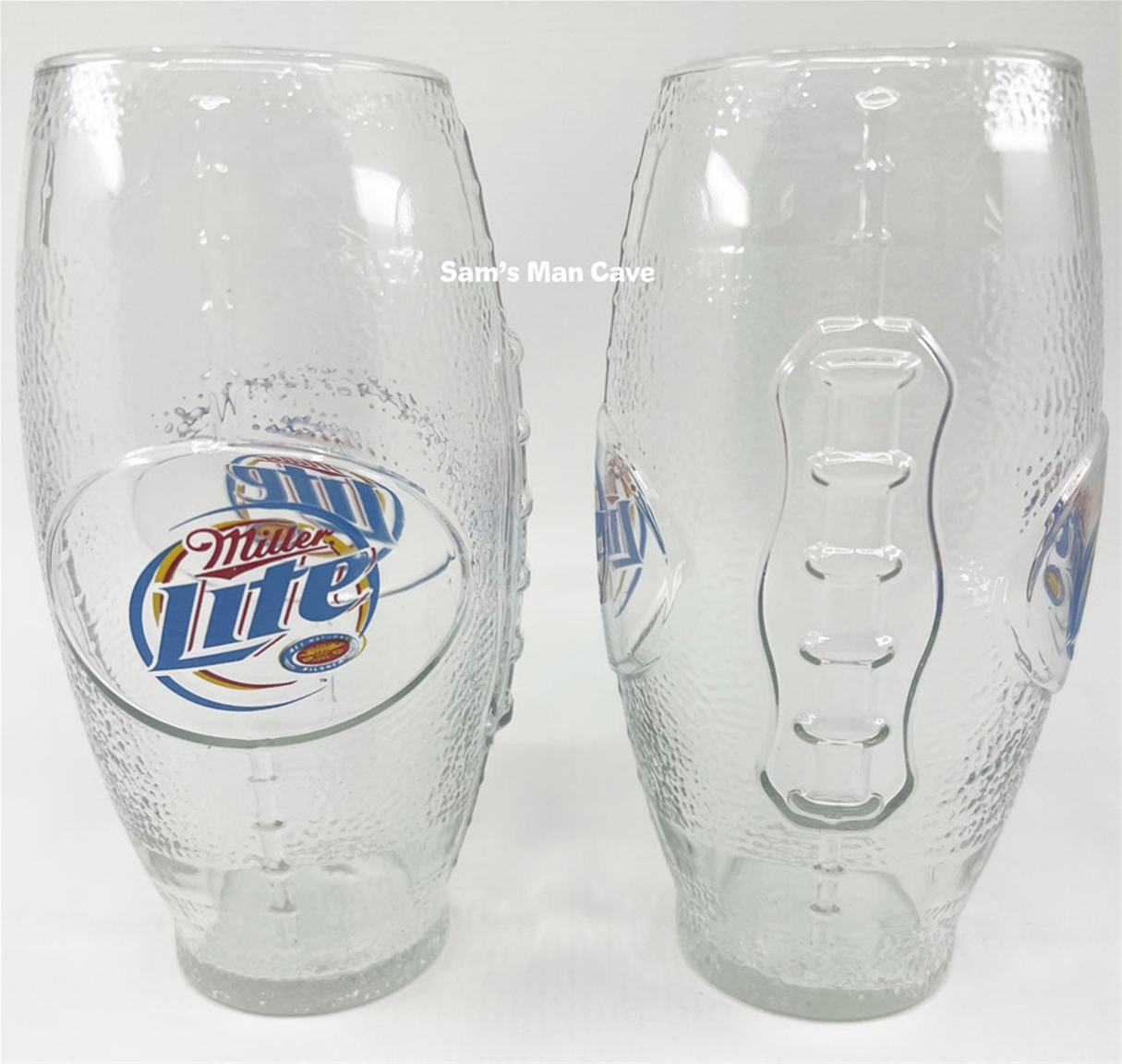 Miller Lite Football Glass Set