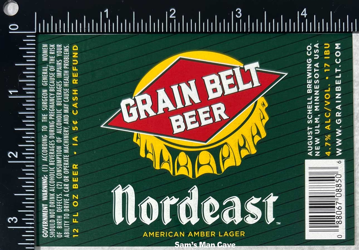 Grain Belt Nordeast Beer Label