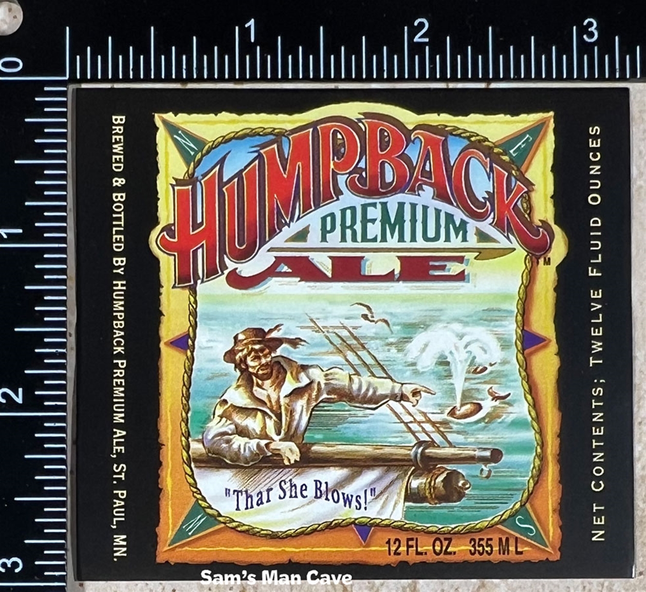 Humpback Premium Ale Label