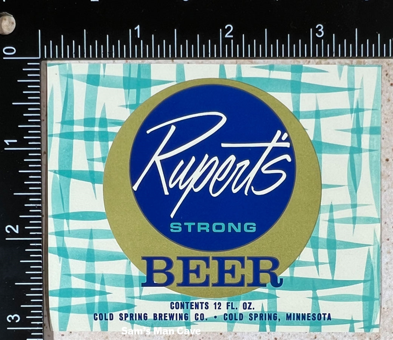 Rupert's Strong Beer Label