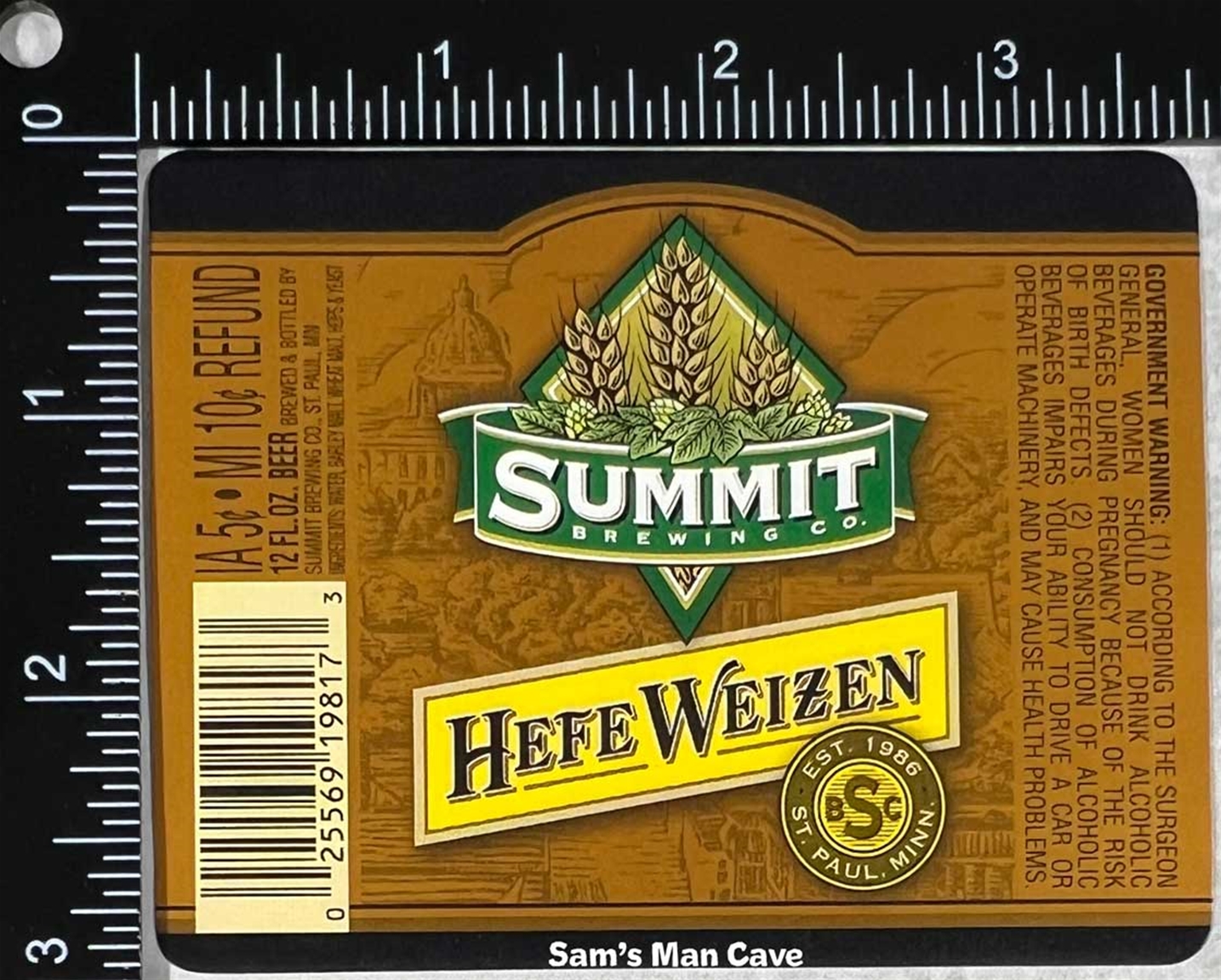 Summit Here Weizen Label