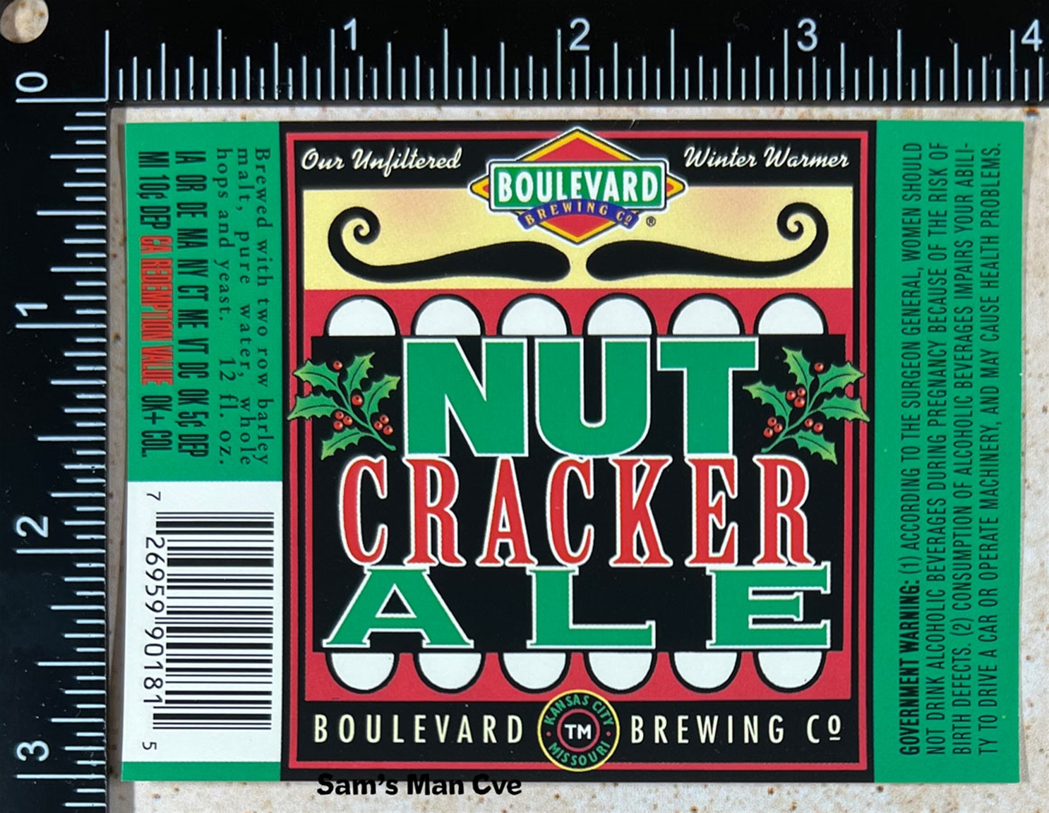 Boulevard Nut Cracker Ale Label