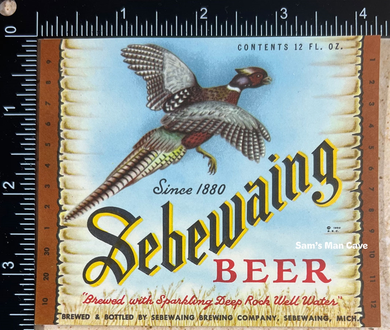 Sebewaing Beer Label