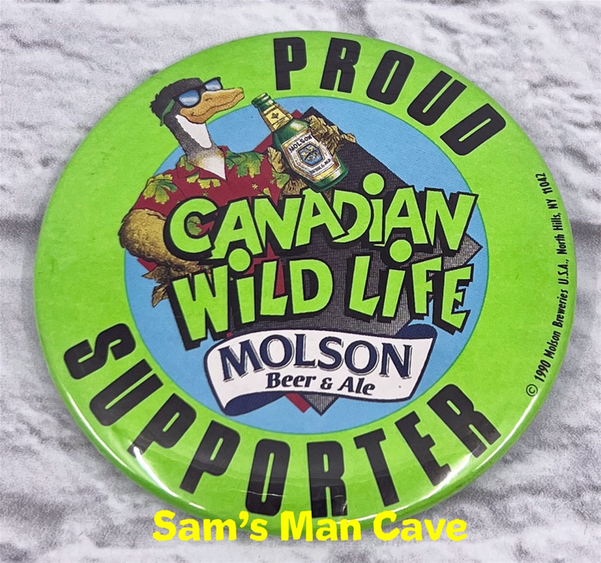 Molson Canadian Wildlife Pinback