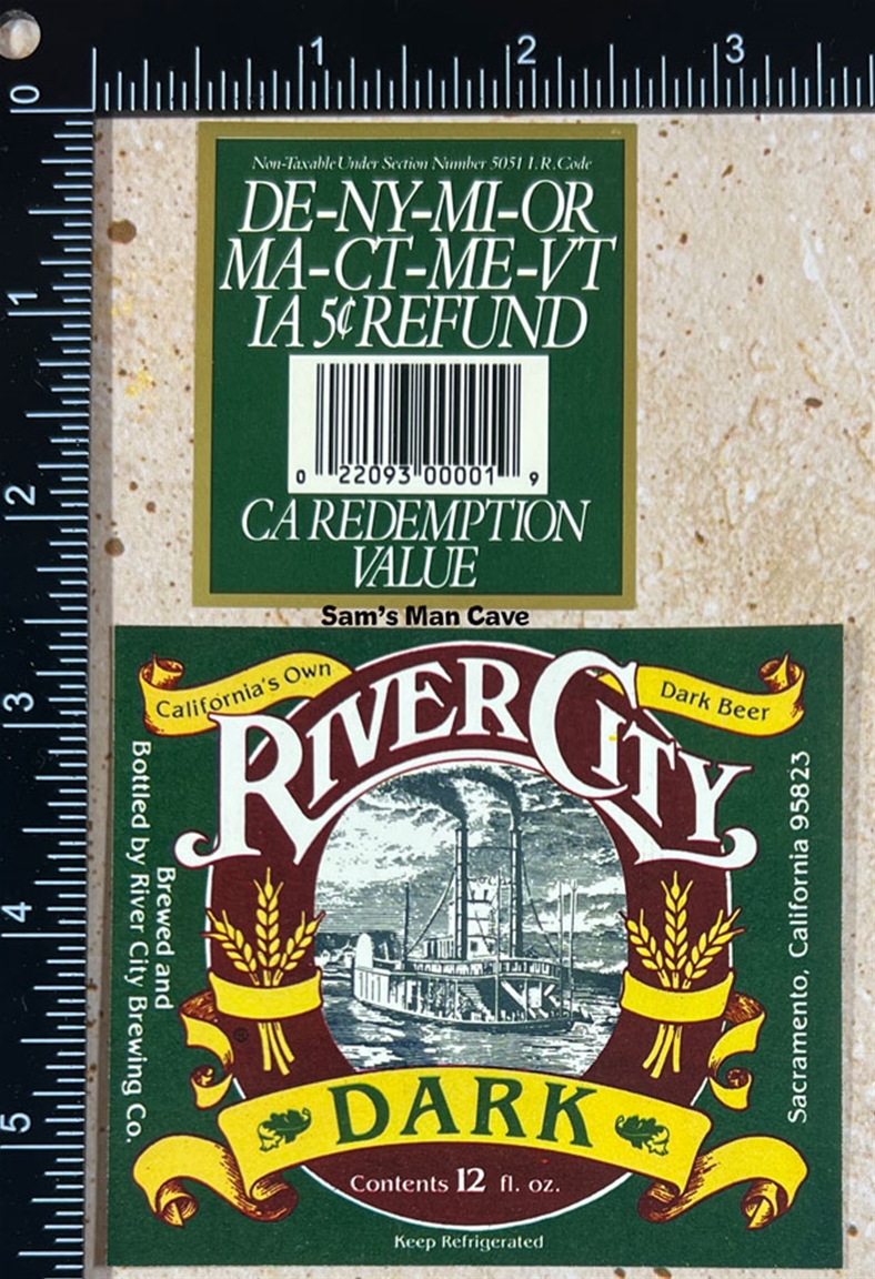 River City Dark Beer Label