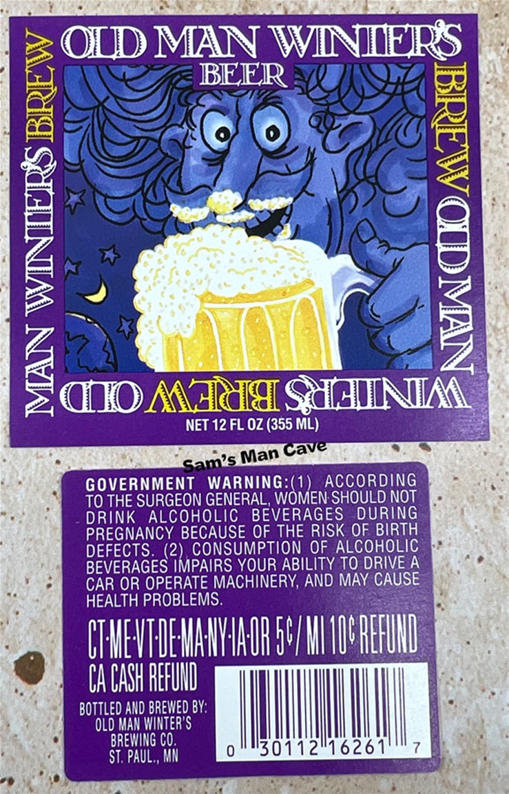 Old Man Winter's Beer Label