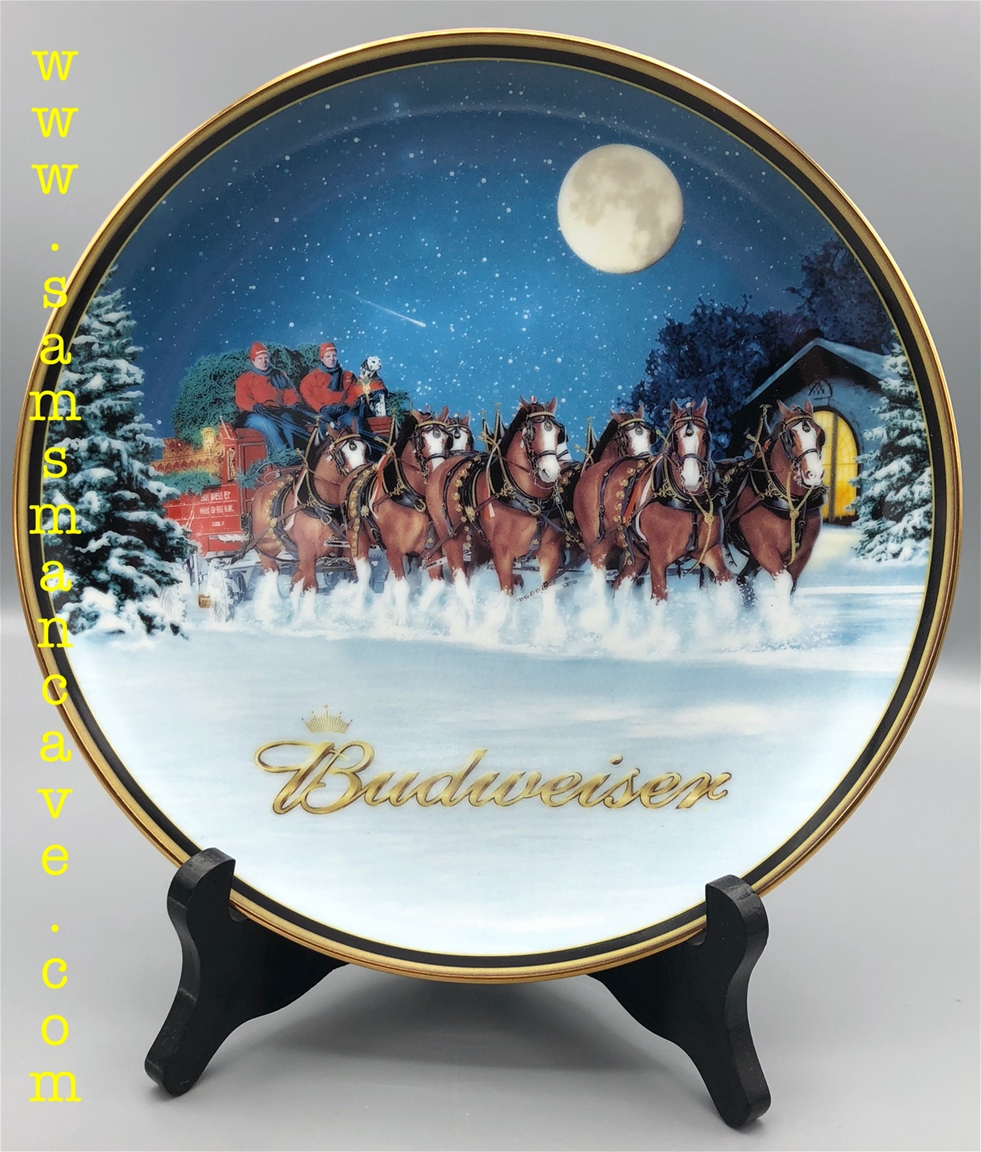 2005 Budweiser Holiday Plate