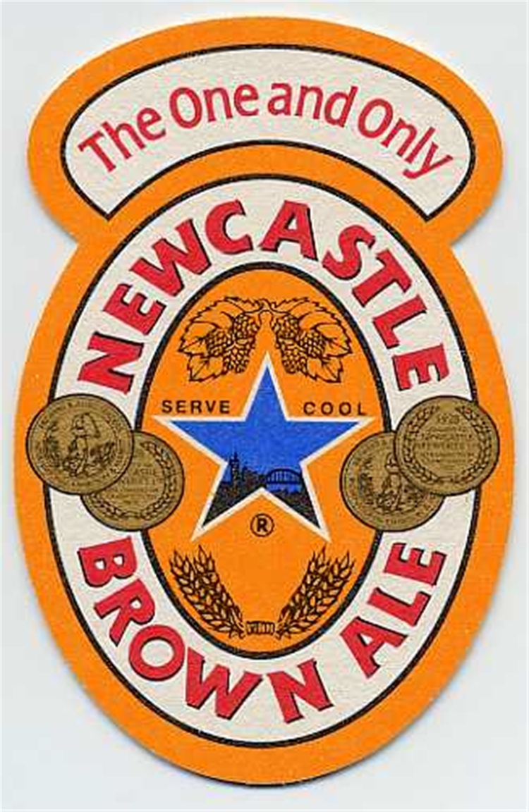 Newcastle Brown Ale Beer Coaster