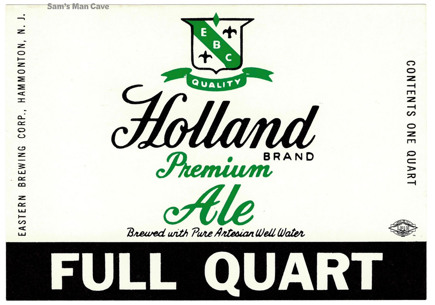 Holland Premium Ale Label